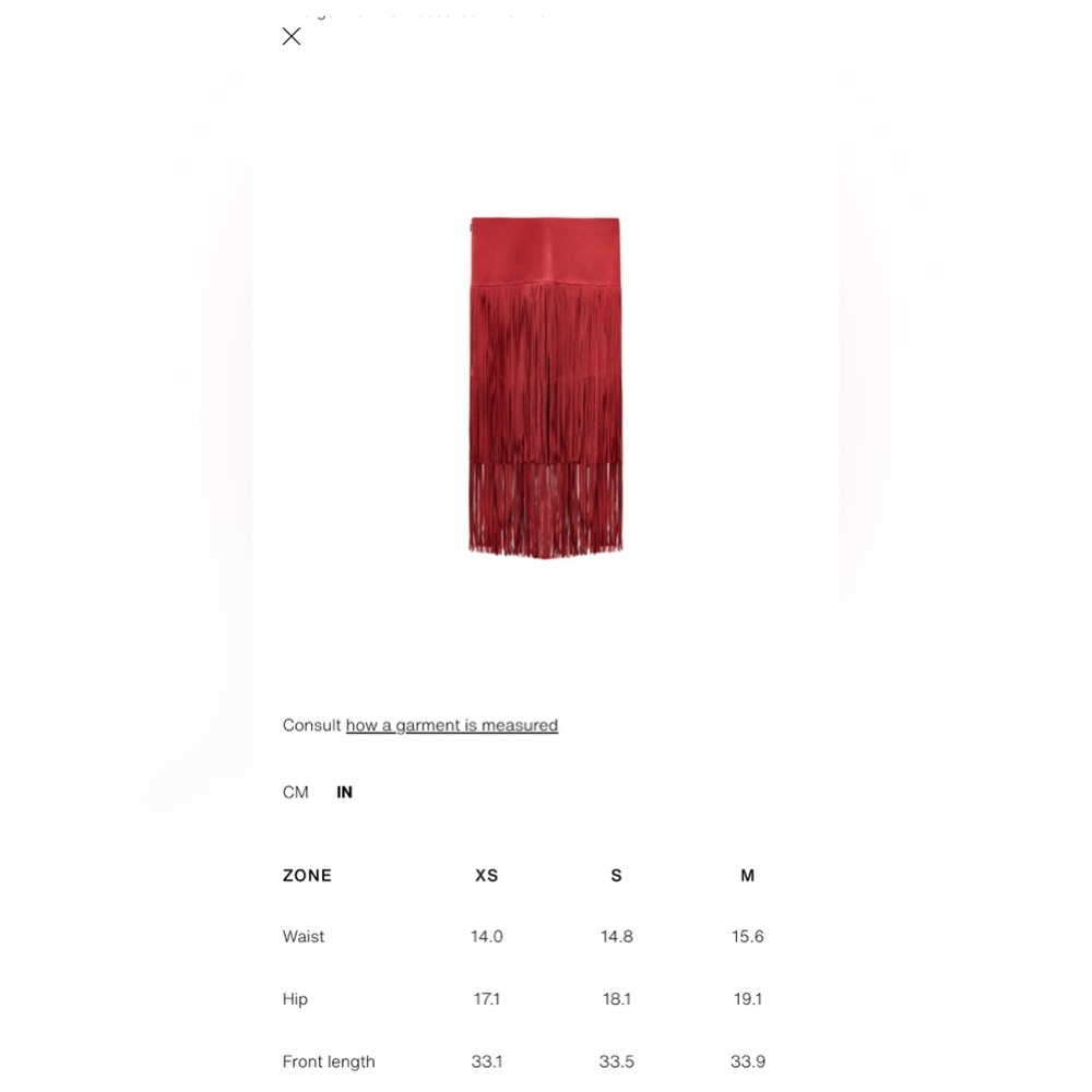 ZARA Suede Fringe Midi Skirt - Price Firm - Picture 5 of 13
